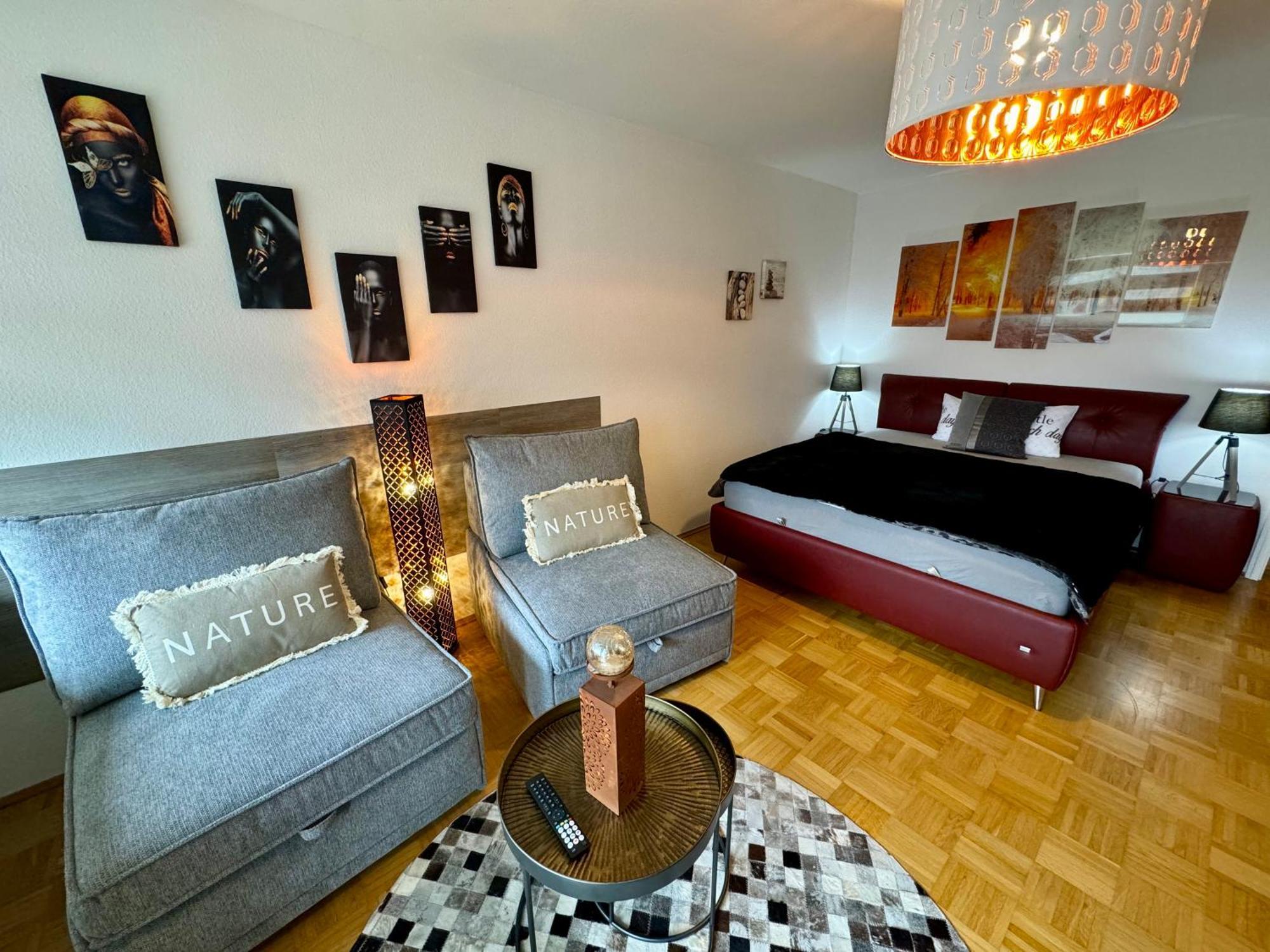 אטלינגן Sunset View Apartment With Logia מראה חיצוני תמונה